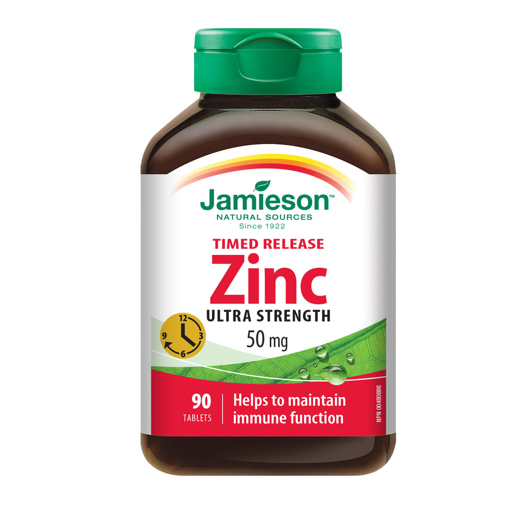 Jamieson Zinc 50mg Time Release 90 - DrugSmart Pharmacy