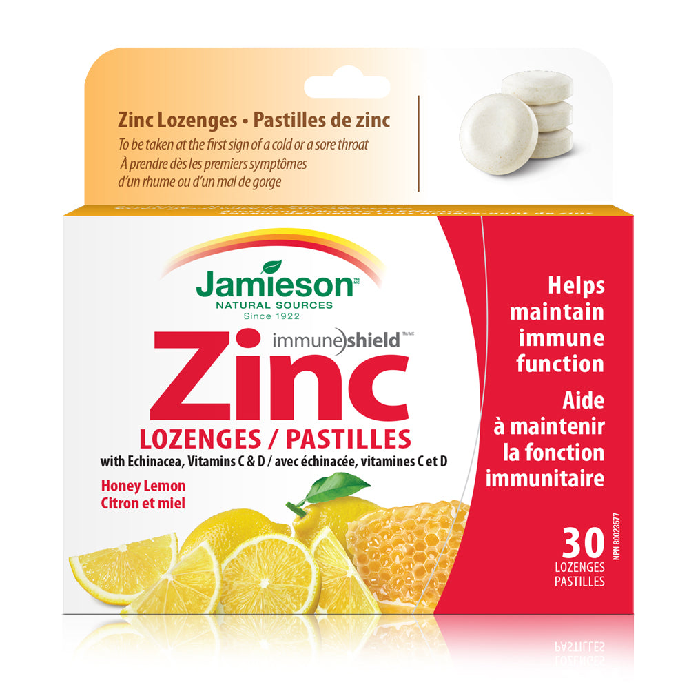 Jamieson Zinc Loz W/Honey&Lemon 30 - DrugSmart Pharmacy