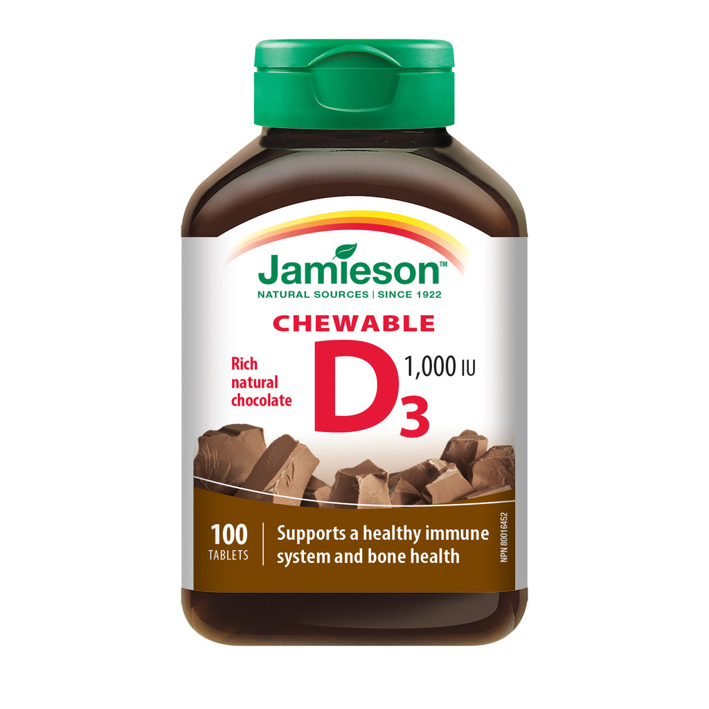 Jamieson Vitamin D3 Chocolate 100 - DrugSmart Pharmacy