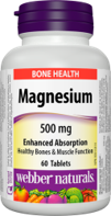 Webber Magnesium Enhanced Absorption 500mg 60 - DrugSmart Pharmacy
