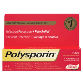 Polysporin Plus Pain Relief Cream 30g - DrugSmart Pharmacy