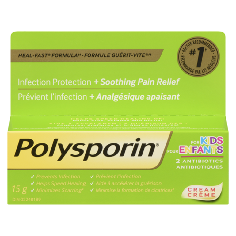 Polysporin Antibiotic Cream for Kids 15gm - DrugSmart Pharmacy