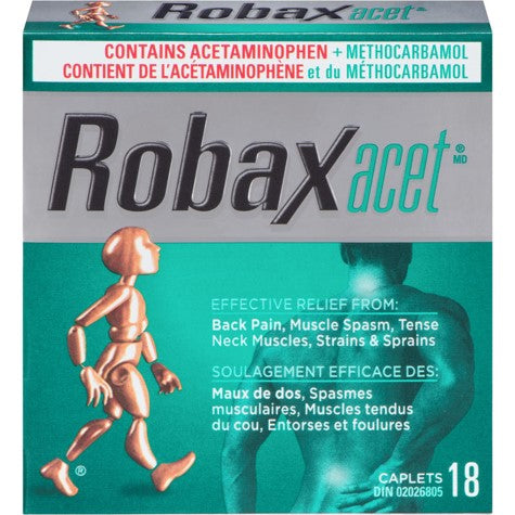 Robaxacet Caplet 18 - DrugSmart Pharmacy