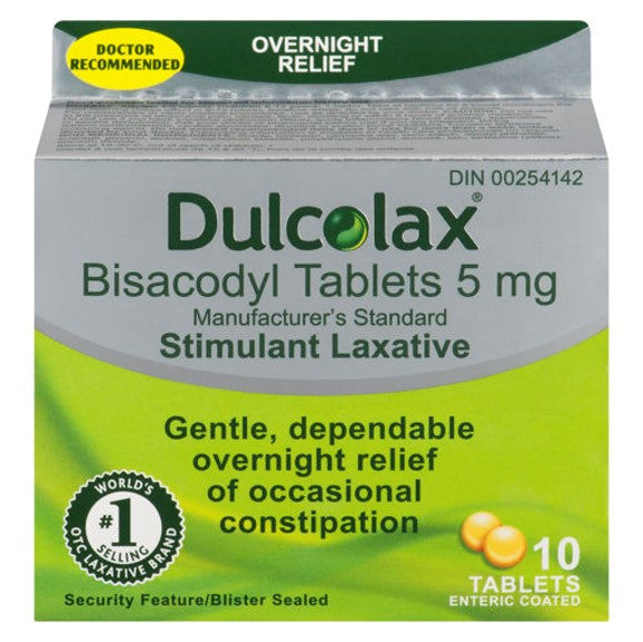 Dulcolax Tabs 5mg 10's - DrugSmart Pharmacy