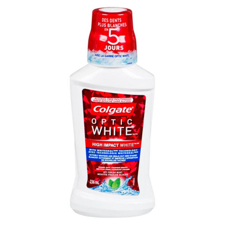 Colgate Optic White Mouthwash 236ml - DrugSmart Pharmacy