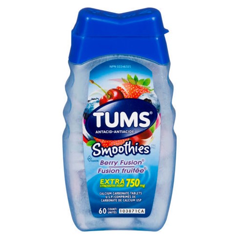 Tums Xst Smoothies Berry Fusion 60 - DrugSmart Pharmacy