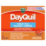 Vicks Dayquil Cold & Flu Liquid Caps 24 - DrugSmart Pharmacy