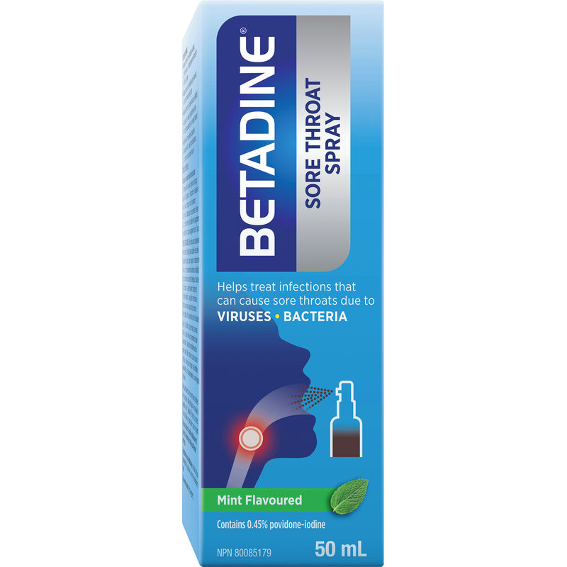 Betadine Sore Throat Spray 50ml - DrugSmart Pharmacy
