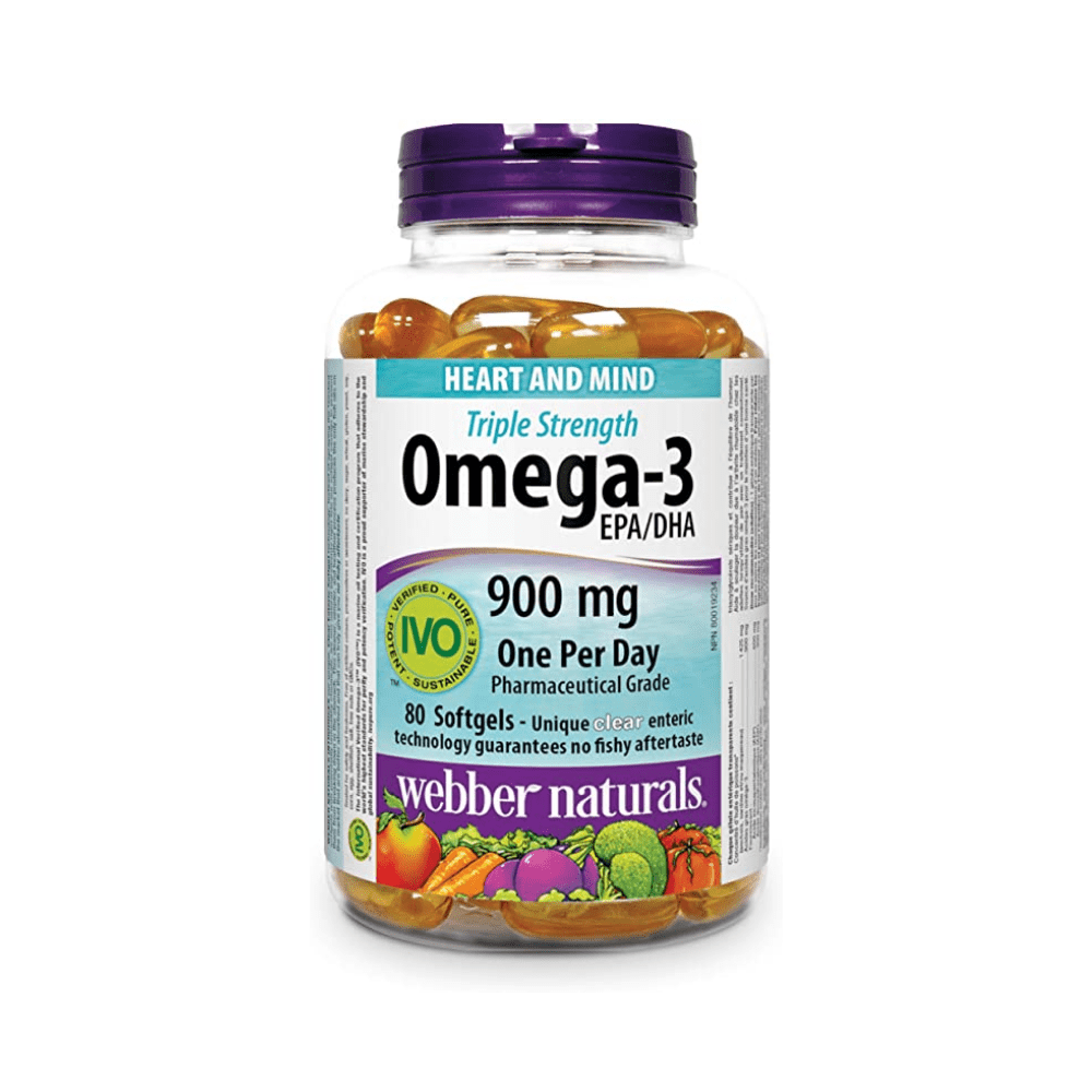 Webber Naturals® Triple Strength Omega-3, 900 mg EPA/DHA - DrugSmart Pharmacy